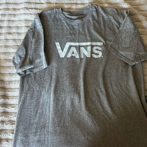 Vans Heather Gray Logo Tee